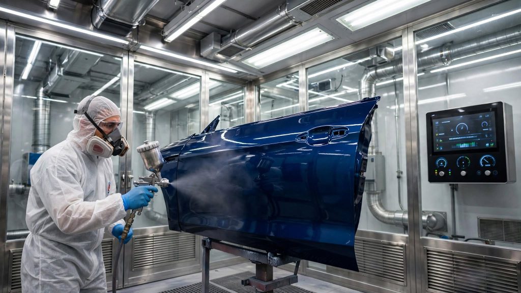 How Modern Spray Booth Technology Improves Paint Finish Quality